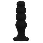 BLACK&SILVER - SCOTT PREMIUM SILIKONE ANALPLUG SORT