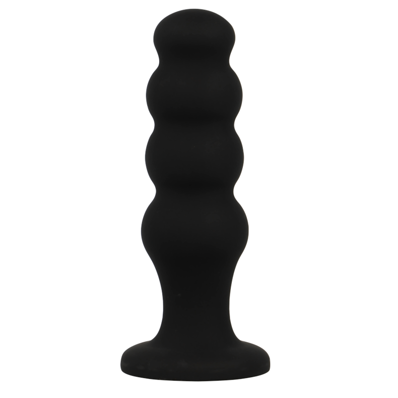 BLACK&SILVER - SCOTT PREMIUM SILIKONE ANALPLUG SORT