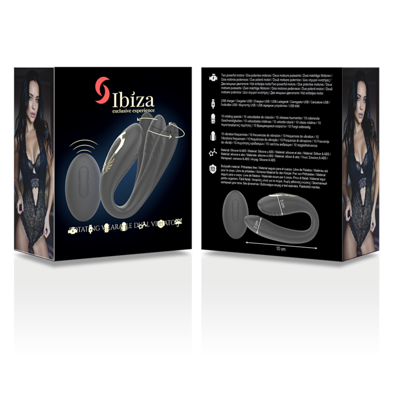 IBIZA - ROTERENDE DOBBELTVIBRATOR