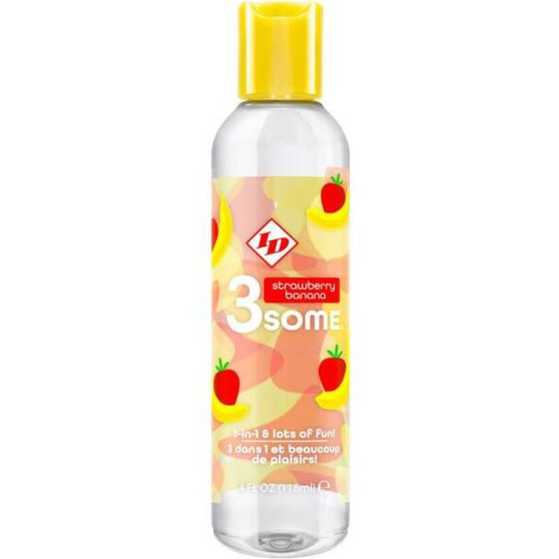 ID 3SOME - 115 ml jordbær-bananflaske