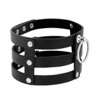 COQUETTE CHIC DESIRE - VEGANSK LÆDERCHOKER I FETISH-STIL