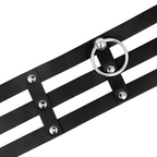 COQUETTE CHIC DESIRE - VEGANSK LÆDERCHOKER I FETISH-STIL