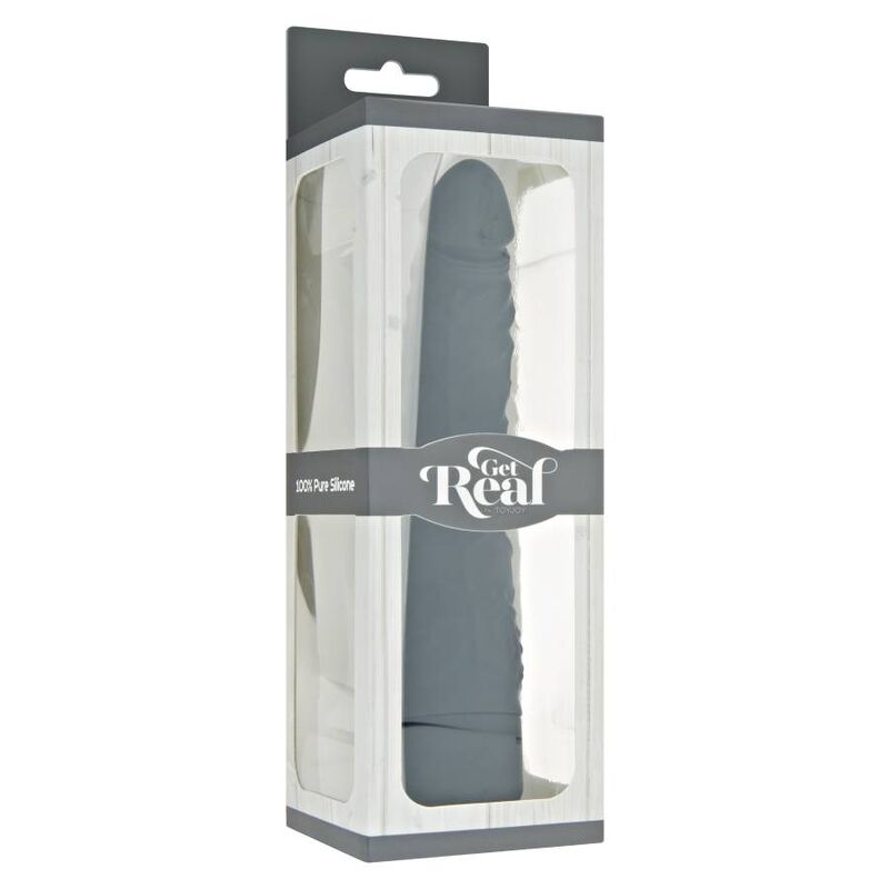 GET REAL - KLASSISK SLIM VIBRATOR SORT