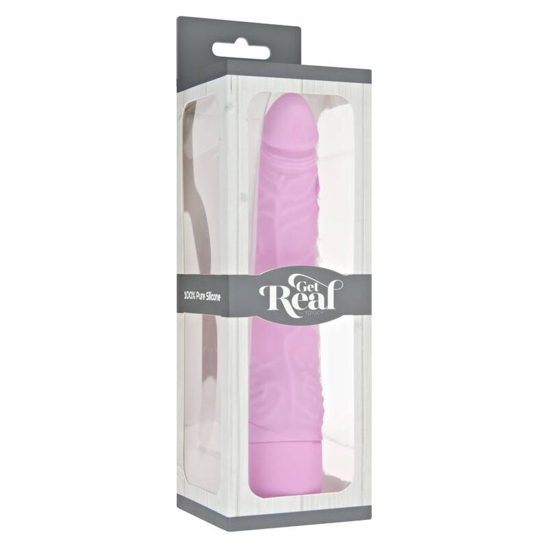 GET REAL - KLASSISK SLIM VIBRATOR PINK