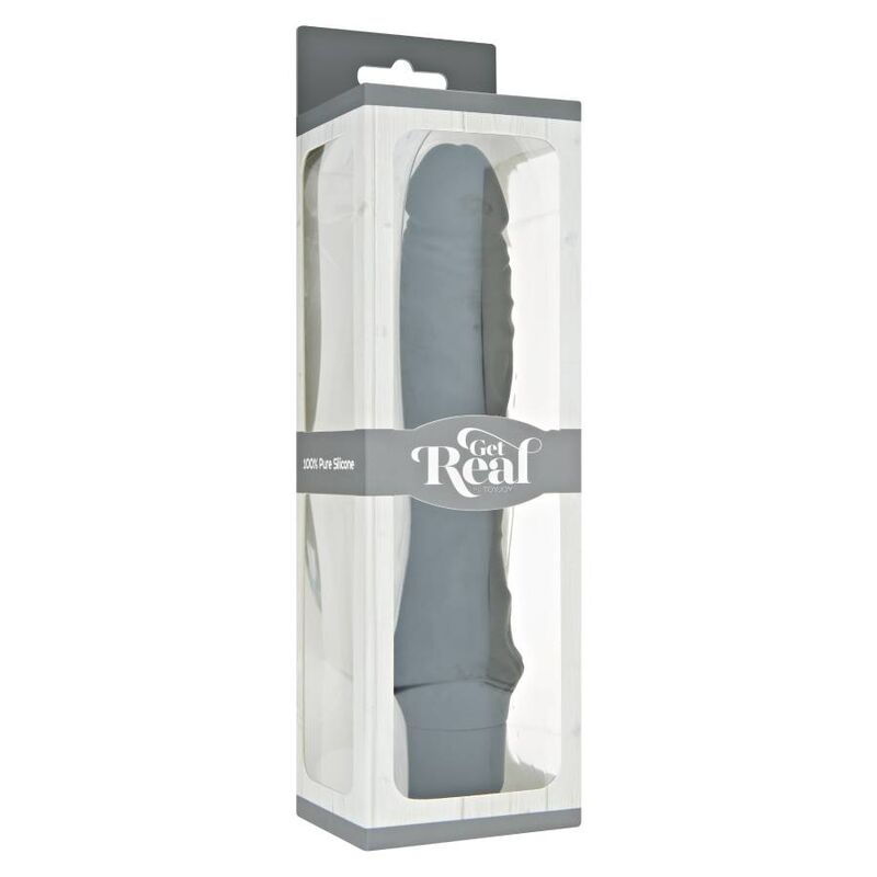 GET REAL - KLASSISK STOR SORT VIBRATOR