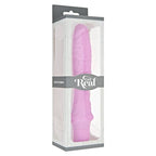 GET REAL - KLASSISK STOR LYSERØD VIBRATOR