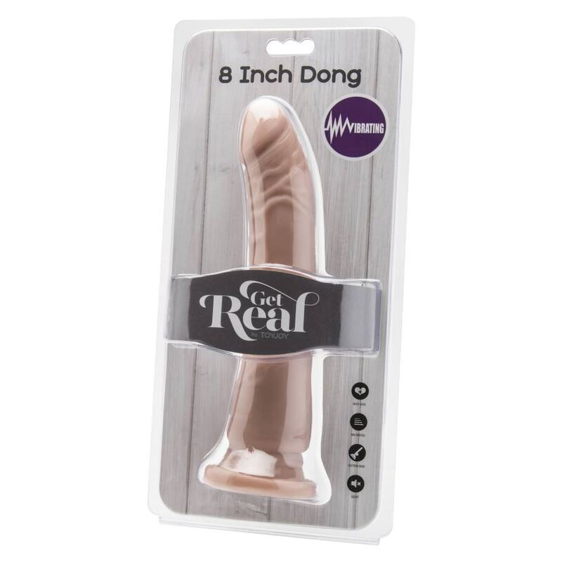 VÆR VIRKELIG - DONG 20,5 CM VIBRERENDE HUD