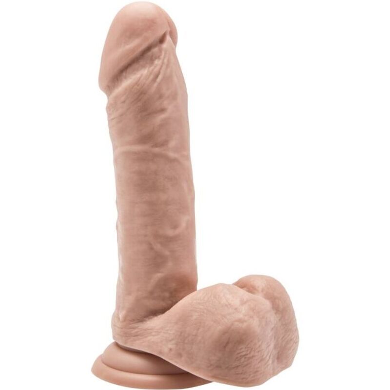 GET REAL - DILDO 18 CM MED NØGLER HUD