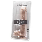 GET REAL - DILDO 28 CM MED NØGLER HUD