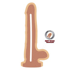 VÆR VIRKELIG - DILDO MED DOBBELT DENSITY 12 CM NØGLER MED HUD