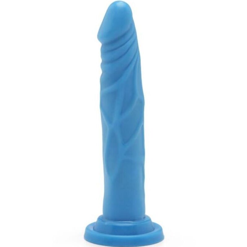 GET REAL - HAPPY DICKS DONG 19 CM BLÅ