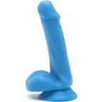 GET REAL - HAPPY DICKS DILDO 12 CM NØDDER BLÅ