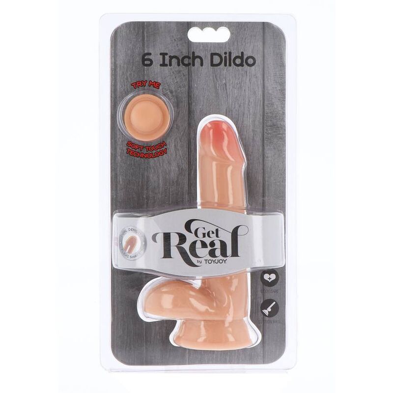 VÆR VIRKELIG - DILDO MED DOBBELT DENSITY 17 CM NØGLER MED HUD