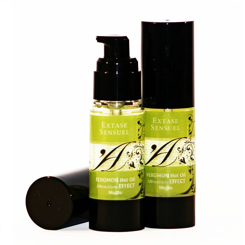 EXTASE SENSUAL - VARMEFFEKT MASSAGEOLIE MED MOJITOFEROMONER 30 ML