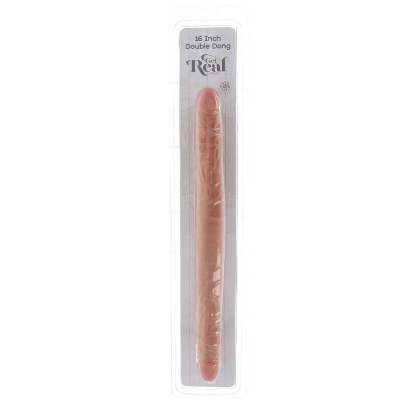 VÆR VIRKELIG - DOBBELT DONG 40 CM HUD