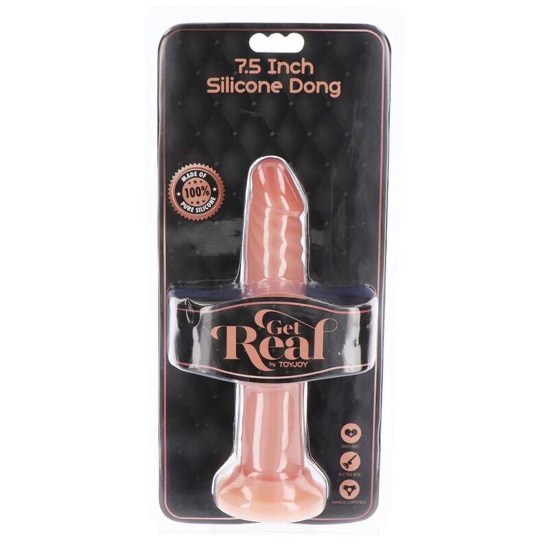 GET REAL - SILIKONE DONG 19 CM HUD