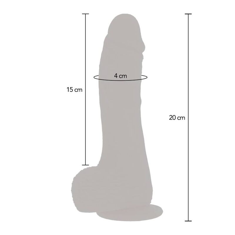 VÆR VIRKELIG - OP&NED ROTERENDE VIBRERENDE DILDO HUD