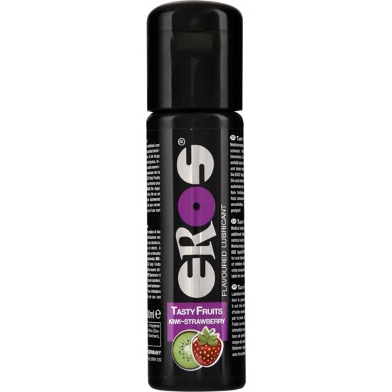EROS - LÆKKER FRUGTSMAGET GLIDEMIDDEL KIWI-JORDBÆR 100 ML