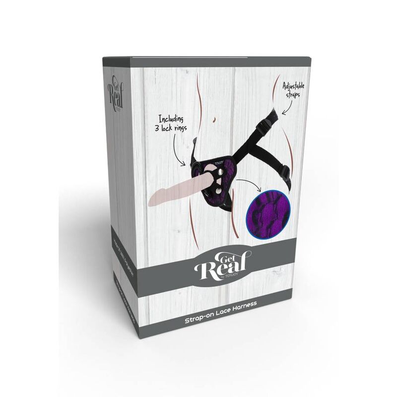 GET REAL - STRAP-ON BLONDE SELE LILLA