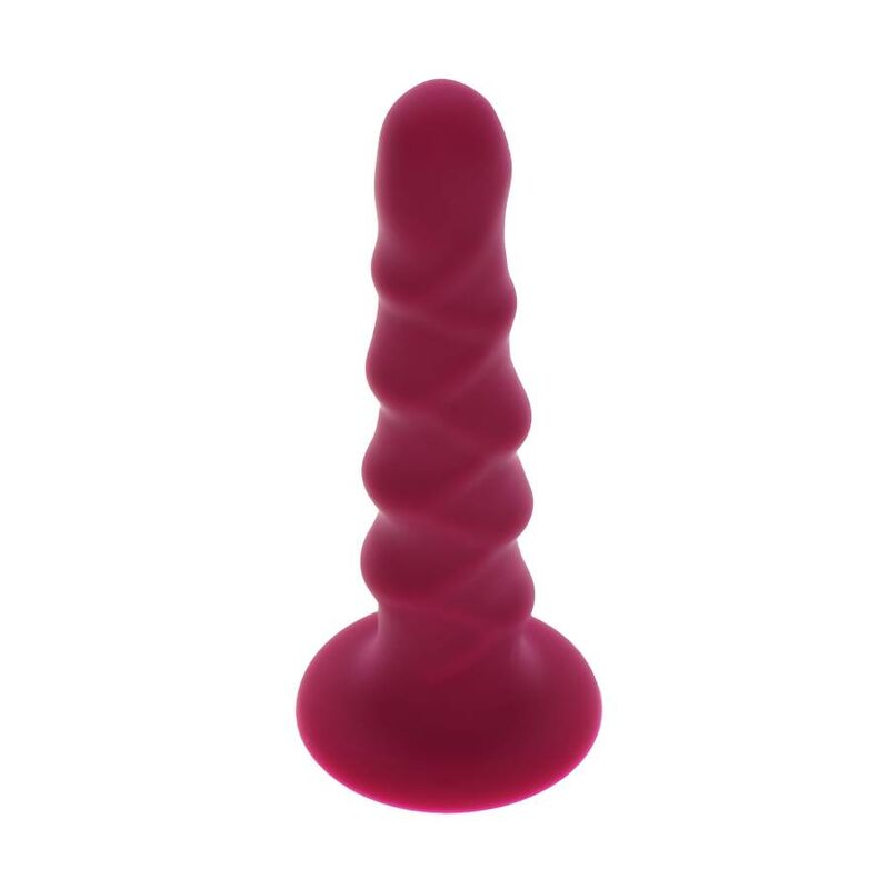 GET REAL - RIBBET DONG 12 CM RØD