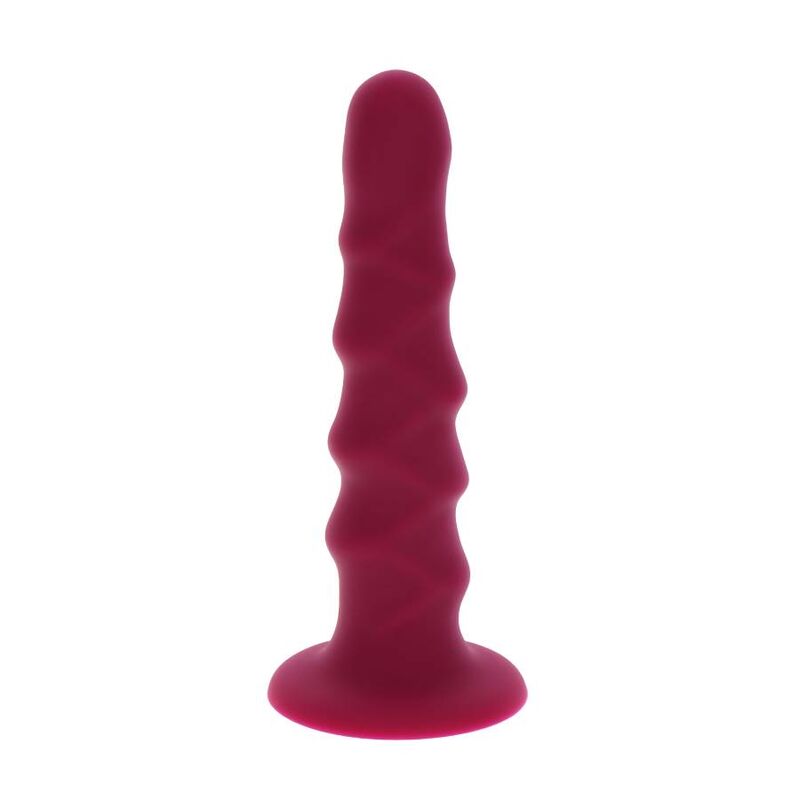 GET REAL - RIBBET DONG 12 CM RØD
