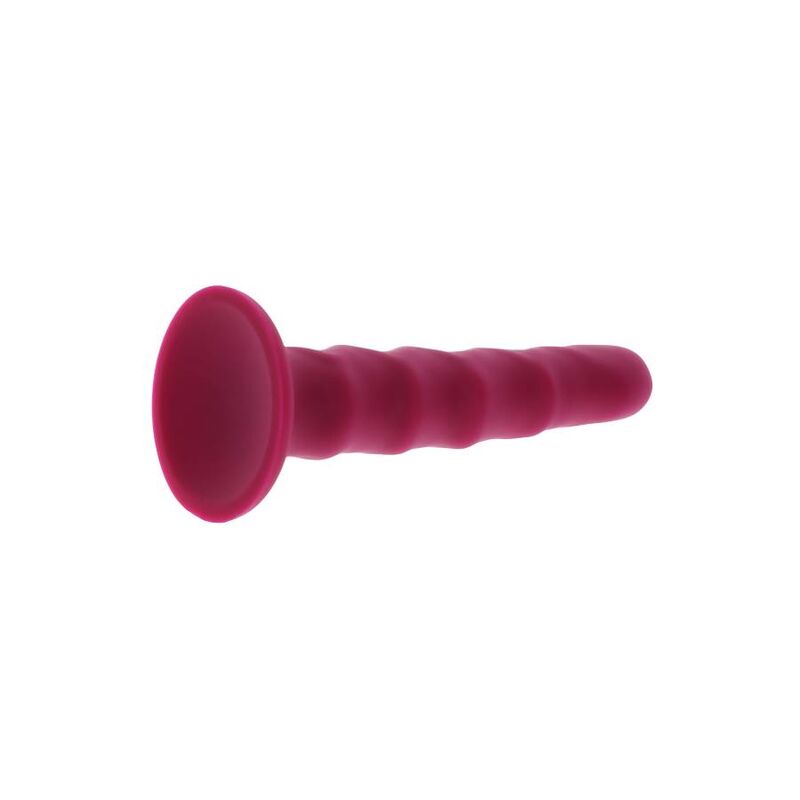 GET REAL - RIBBET DONG 12 CM RØD