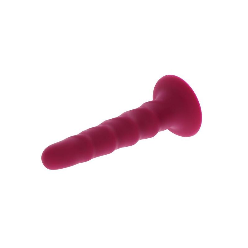 GET REAL - RIBBET DONG 12 CM RØD