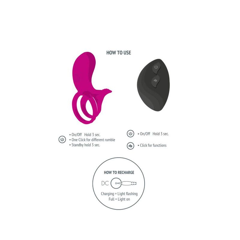 XOCOOON - STIMULERING TIL PAR FUCHSIA
