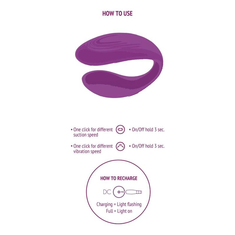 XOCOON - BOUND LOVE COUPLES VIBRATOR LILLA