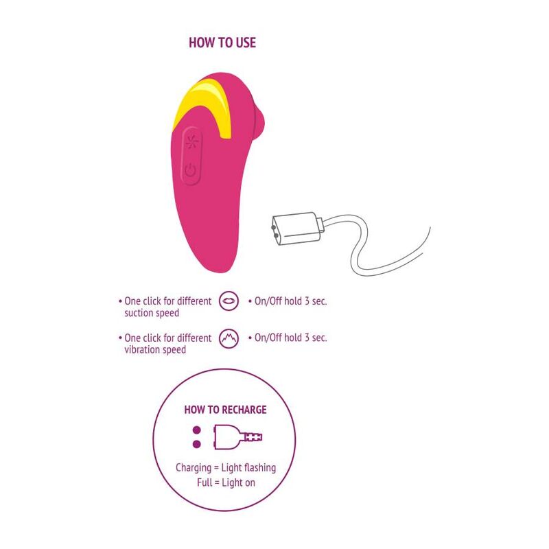 XOCOON - UENDELIG KÆRLIGHEDSSTIMULATOR FUCHSIA