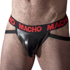 MACHO - MX25RC JOCK RØD LÆDER M