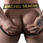 MACHO - MX25AC JOCK GULT LÆDER XL