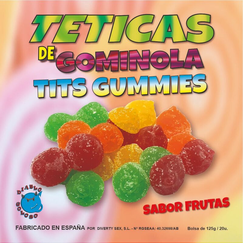DIABLO GOLOSO - ASSORTEREDE SUKKERVINGUMMISUTTESUTTER