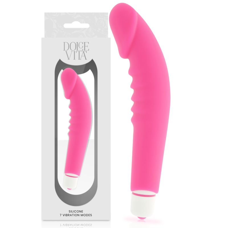 DOLCE VITA - REALISTISK FORNØJELSE PINK SILIKONE