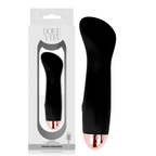 DOLCE VITA - GENOPLADELIG VIBRATOR ONE SORT 7 HASTIGHEDER