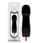 DOLCE VITA - GENOPLADELIG VIBRATOR MED TRE SORT MED 7 HASTIGHEDER