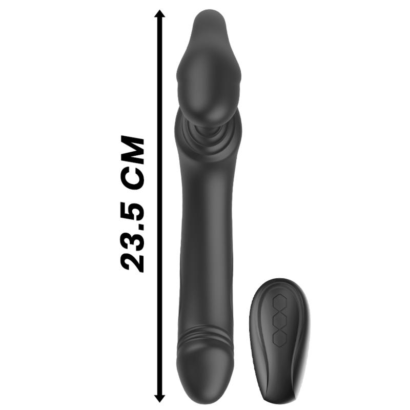 IBIZA - STROPLØS VIBRATOR MED FJERNBETJENINGSKNAP