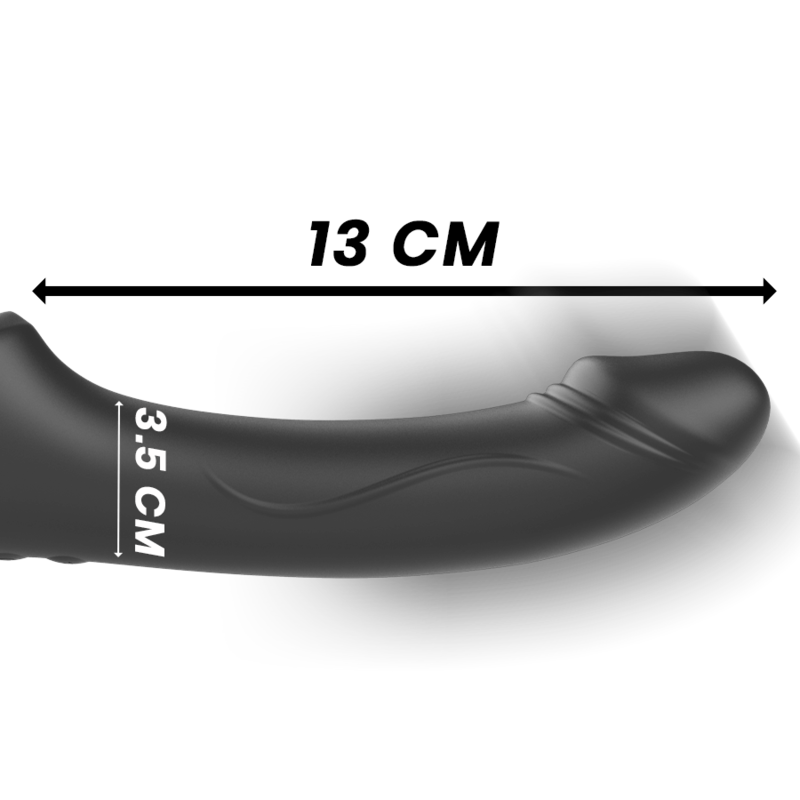 IBIZA - STROPLØS VIBRATOR MED FJERNBETJENINGSKNAP