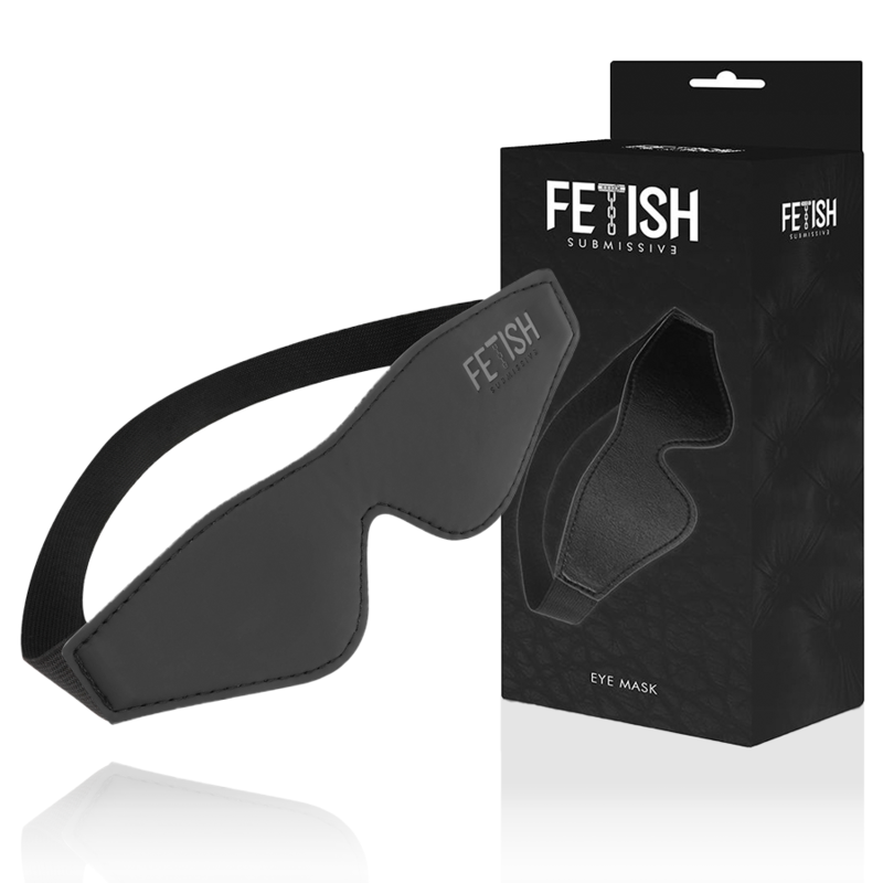 FETISH UNDERSODIG - VEGANSK LÆDERMASKE MED NOPRENFOR