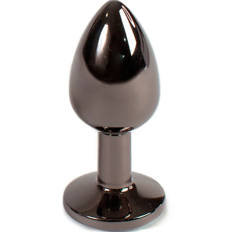 SECRETPLAY - GUNMETAL BUTT PLUG LILLE STØRRELSE 7 CM