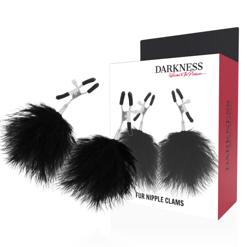 DARKNESS - POM-POM BRYSTØRTEKLEMMER 2