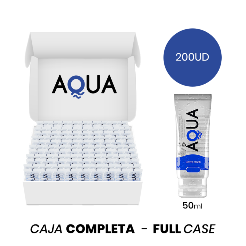 MOQ 200 - AQUA KVALITETS VANDBASERET GLIDEMIDDEL 50 ML
