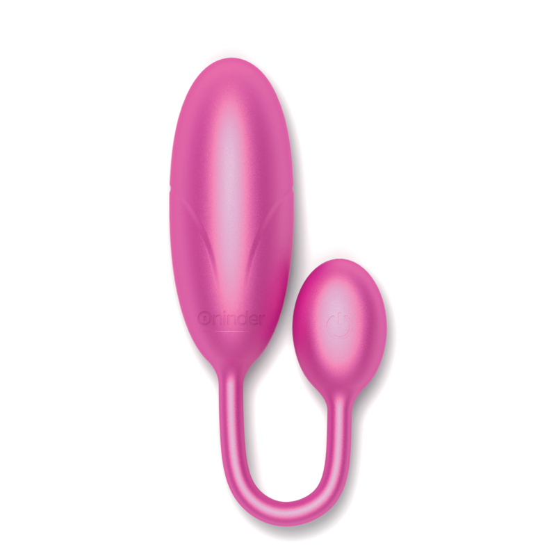 ONINDER - DENVER VIBRERENDE ÆG PINK 7 X 2,7 CM GRATIS APP