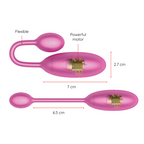 ONINDER - DENVER VIBRERENDE ÆG PINK 7 X 2,7 CM GRATIS APP