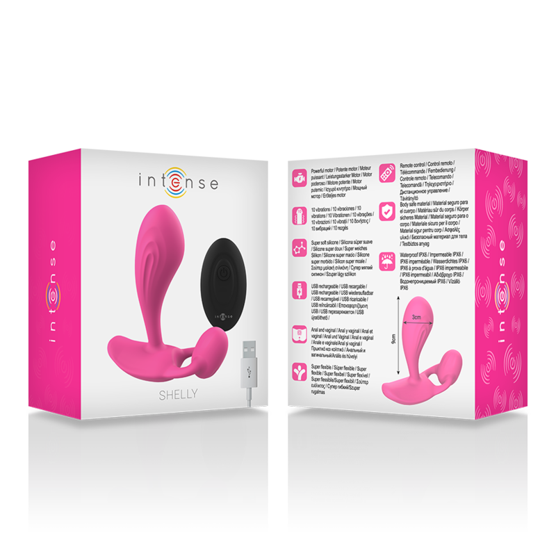 INTENSE - SHELLY PLUG ANAL FJERNBETJENING PINK