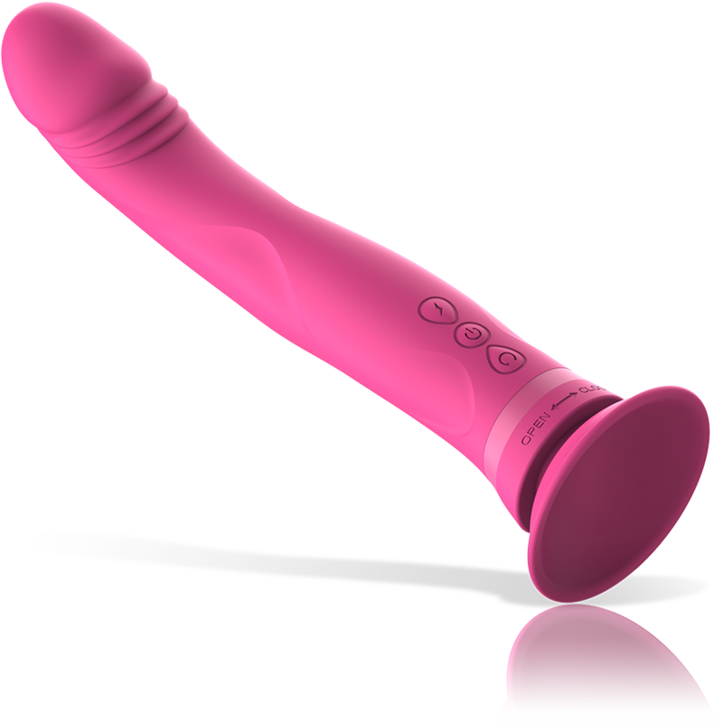INTENSE - MICHELANGELO PINK SILIKONE VIBRATOR DILDO