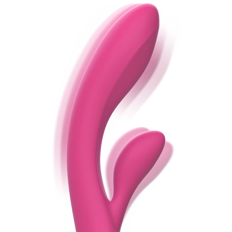 INTENSE - LUIGI KANINVIBRATOR PINK FLYDENDE SILIKONE