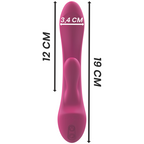 INTENSE - LUIGI KANINVIBRATOR PINK FLYDENDE SILIKONE