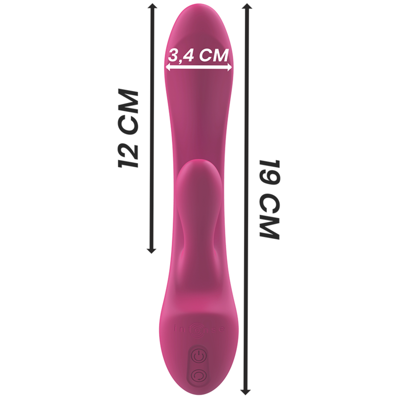 INTENSE - LUIGI KANINVIBRATOR PINK FLYDENDE SILIKONE