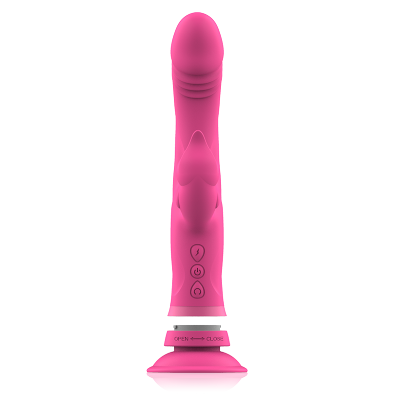 INTENSE - JULIO KANINVIBRATOR PINK SILIKONE